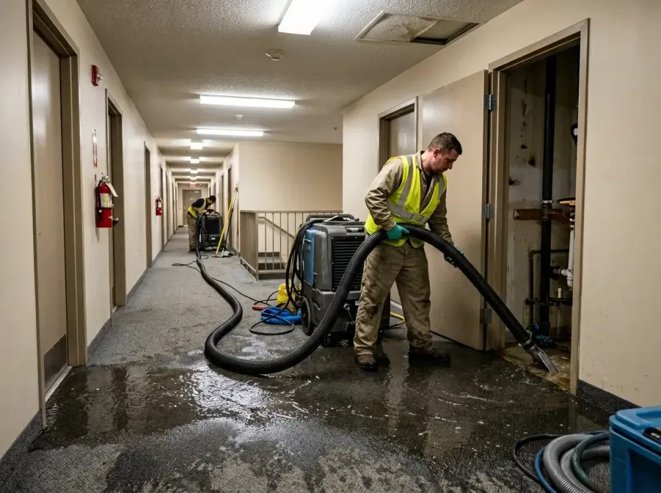 multi-unit-apartment-hallway-f-005 — frequently asked questions, Emergency Burst Pipe Water Extraction & Removal in Byram, CT